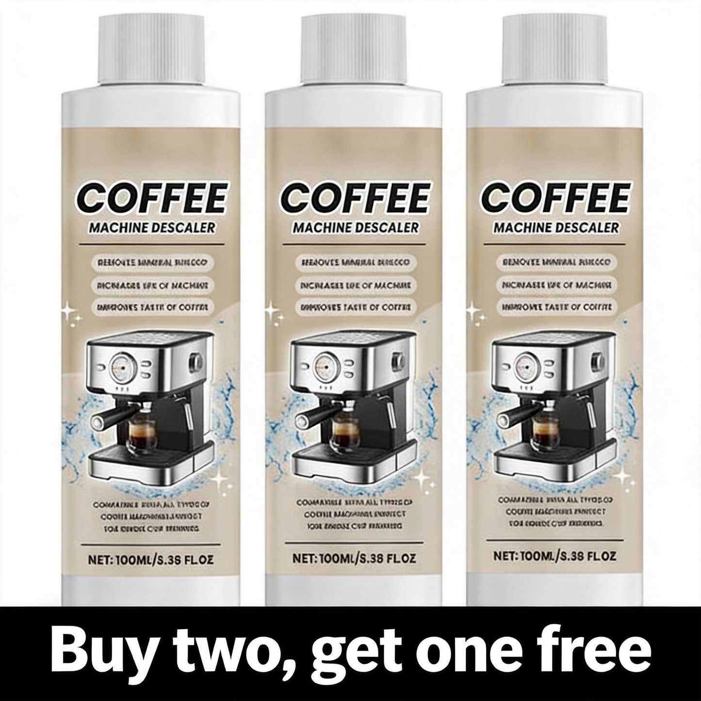 ☕ Yleiskäyttöinen kalkinpoistoaine kahvinkeittimille 🧼✅