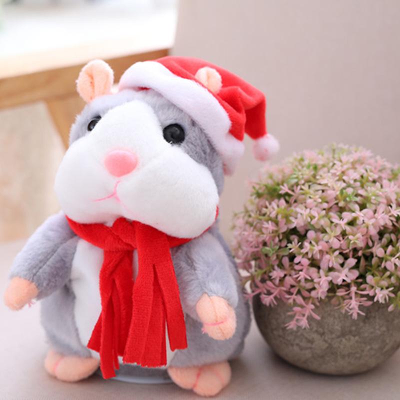 ✨ Puhuva hamsteripehmolelu – toistaa kaiken, mitä sanot, automaattinen päänheilutus, hulvattoman hauskaa niin lapsille kuin aikuisille. 🎁