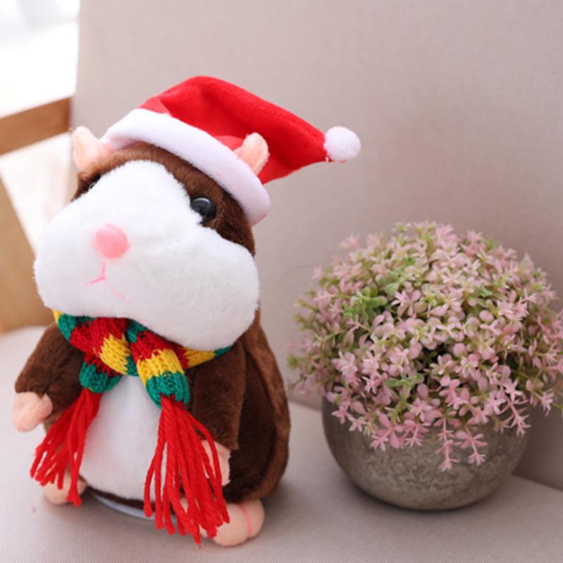 ✨ Puhuva hamsteripehmolelu – toistaa kaiken, mitä sanot, automaattinen päänheilutus, hulvattoman hauskaa niin lapsille kuin aikuisille. 🎁