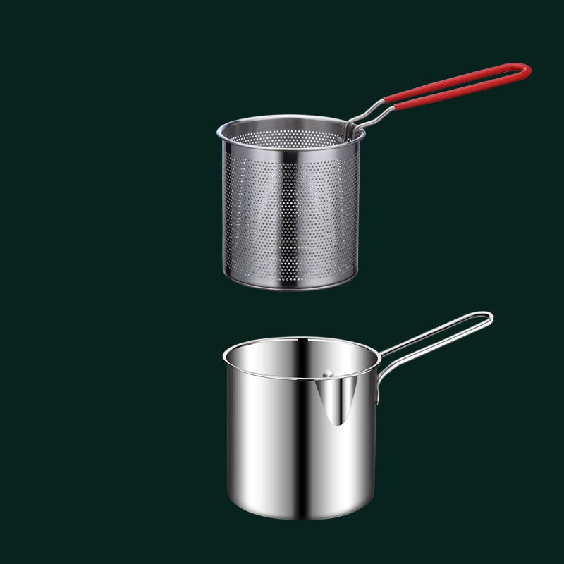 🔥VIIMEINEN PÄIVÄ – 50% ALENNUS🎁 304 Ruostumatonta terästä – Monikäyttöinen friteerauspannu