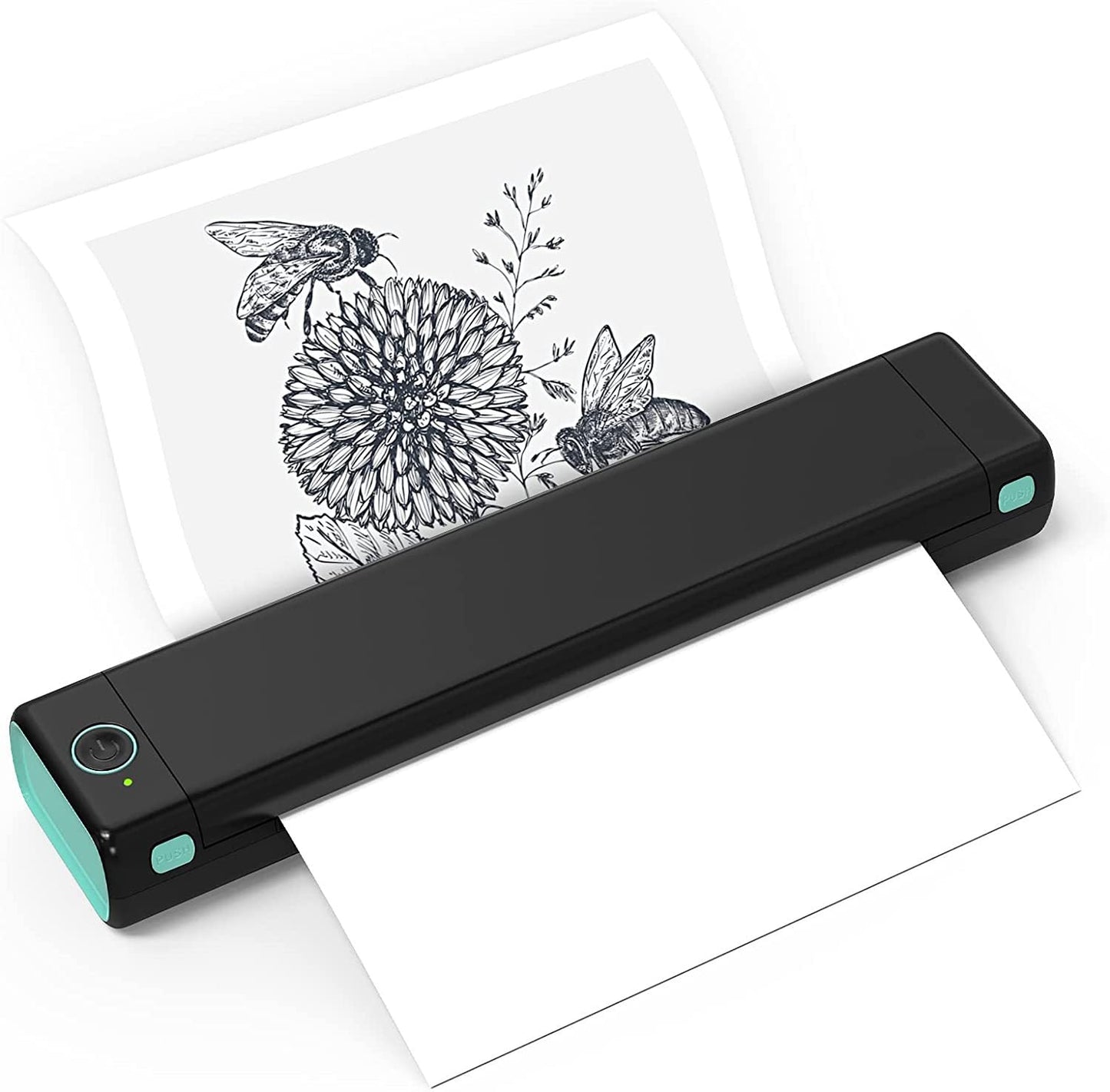 🖨️ D810 Kannettava Bluetooth-lämpötulostin – Täydellinen tatuointistudioille, toimistoille ja liikkuvaan tulostukseen 🔥📱