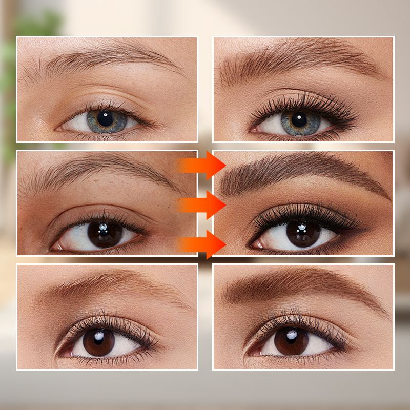 💄✨ Vesitiivis 4-in-1 Parta- & Kulmakarva-kynä – Pitkäkestoinen & Tahraton