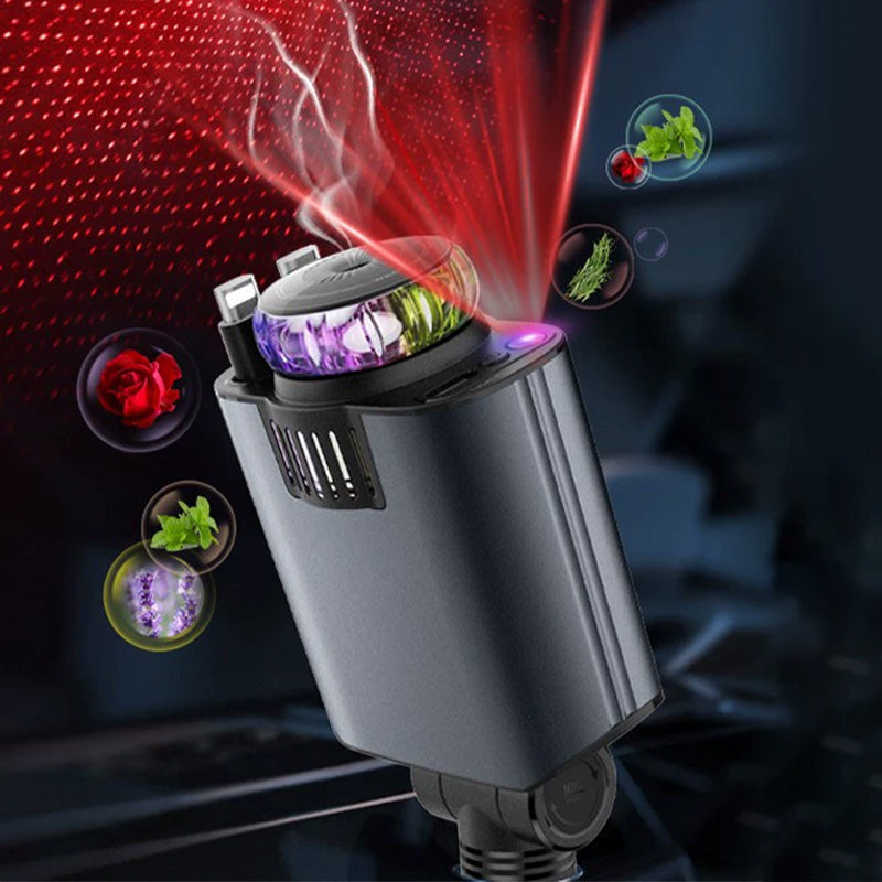 🔋⚡5-in-1-laturi, aromidiffuusori ja tähtitaivaskatto