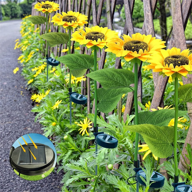 🌻 RAJOITETUN AJAN TARJOUS: 50 % ALENNUS! ✨ Auringonkukka-aurinkovalot – automaattinen päälle/pois-toiminto, 14 tunnin valaistus, IP65-vesitiivis ☀️