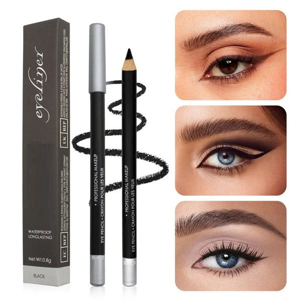 💜 OSTA 1, SAAT 1 ILMAISEKSI 💜 Puinen vedenkestävä pitkäkestoinen kova eyeliner