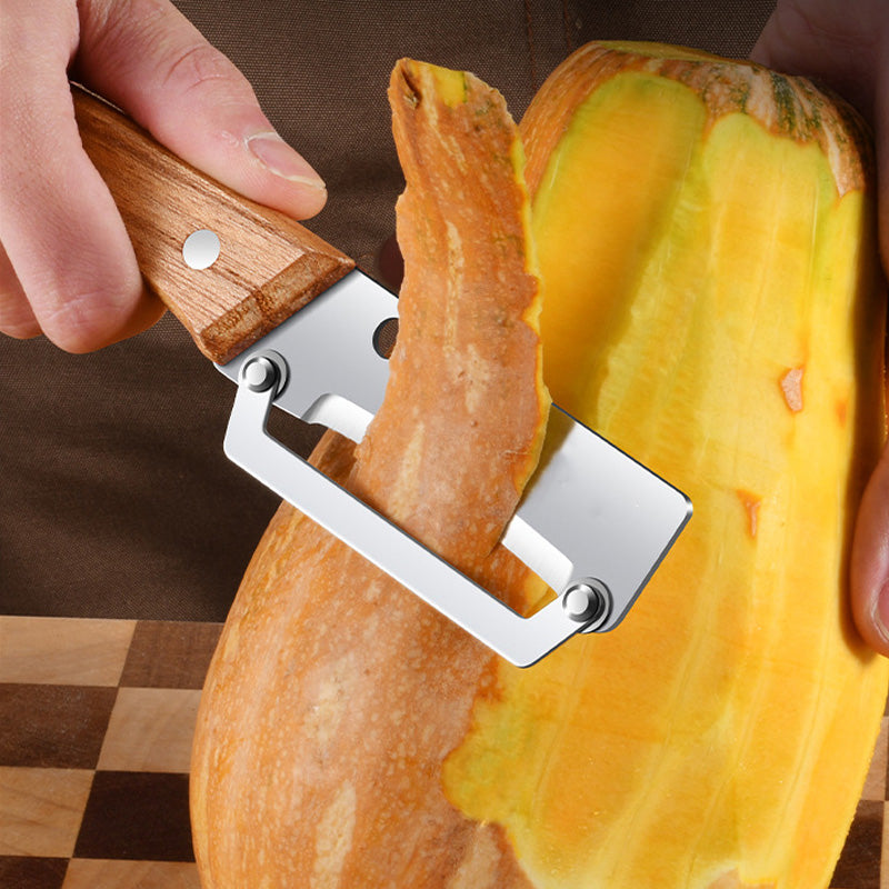 🥕 OSTA 2, SAAT 1 ILMAISEKSI! ✨ Monikäyttöinen vihannesten kuorija keittiöön – ruostumatonta terästä, ergonominen kahva ja täydellinen hedelmille ja vihanneksille 🔪