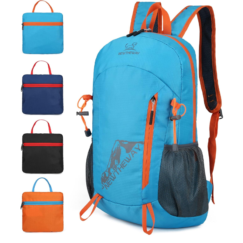 🔥🎁 2+1 ILMAISEKSI!!🥳 💞 YLI 50 000 KAPPALETTA MYYTY! ⚡🎒 Taitettava, vedenpitävä retkeilyreppu