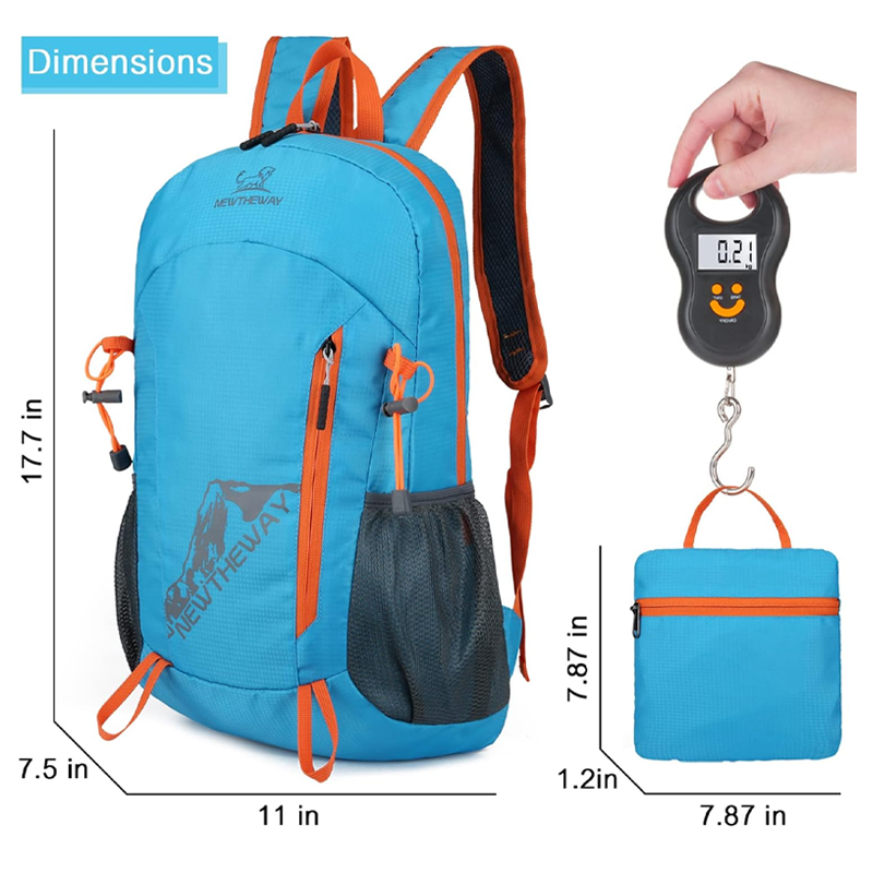 🔥🎁 2+1 ILMAISEKSI!!🥳 💞 YLI 50 000 KAPPALETTA MYYTY! ⚡🎒 Taitettava, vedenpitävä retkeilyreppu