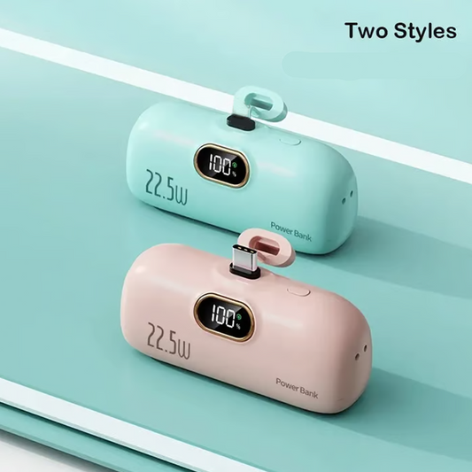 🔋 54%  ALENNUS! 📱 Mini-varavirtalähde 5000 mAh – Kannettava, pikalataus ja täydellinen matkakumppani ✨