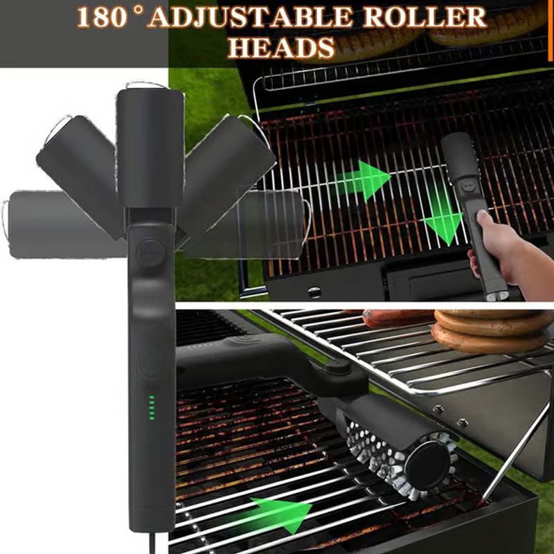 ✨🔥 SÄHKÖINEN GRILLIN PUHDISTUSHARJA – HELPPO PUHDISTUS, TÄYDELLISET GRILLI-TULOKSET! ✨🔥