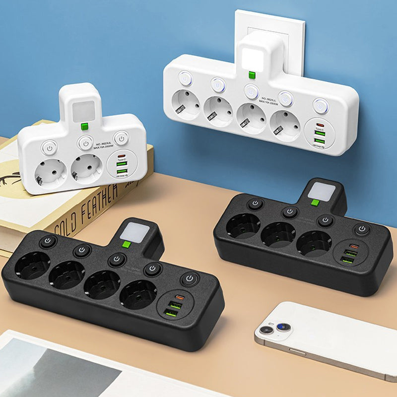 🔥Älykäs pistorasia USB-porteill