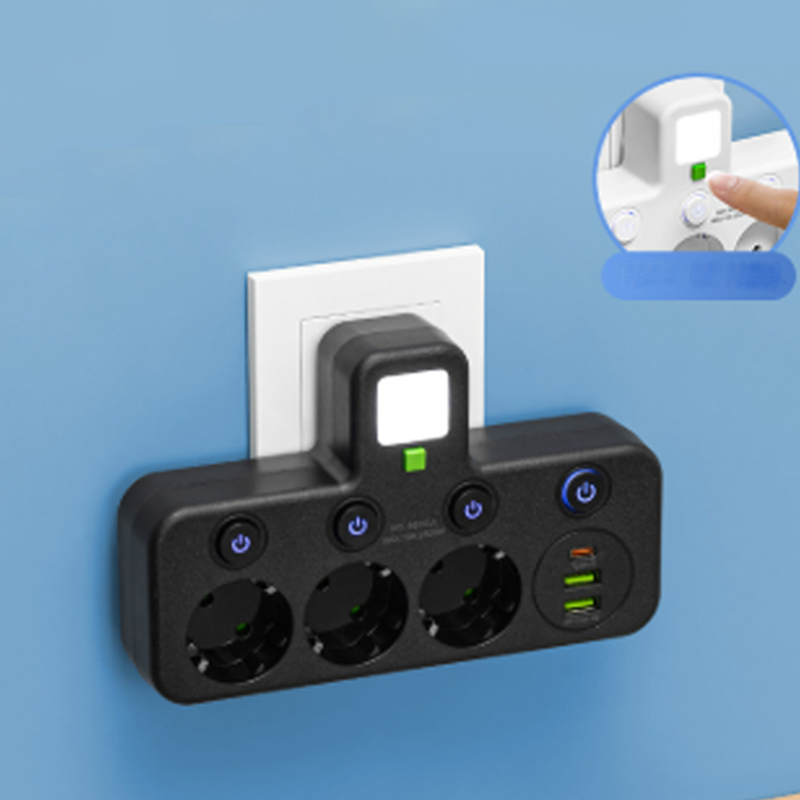 🔥Älykäs pistorasia USB-porteill