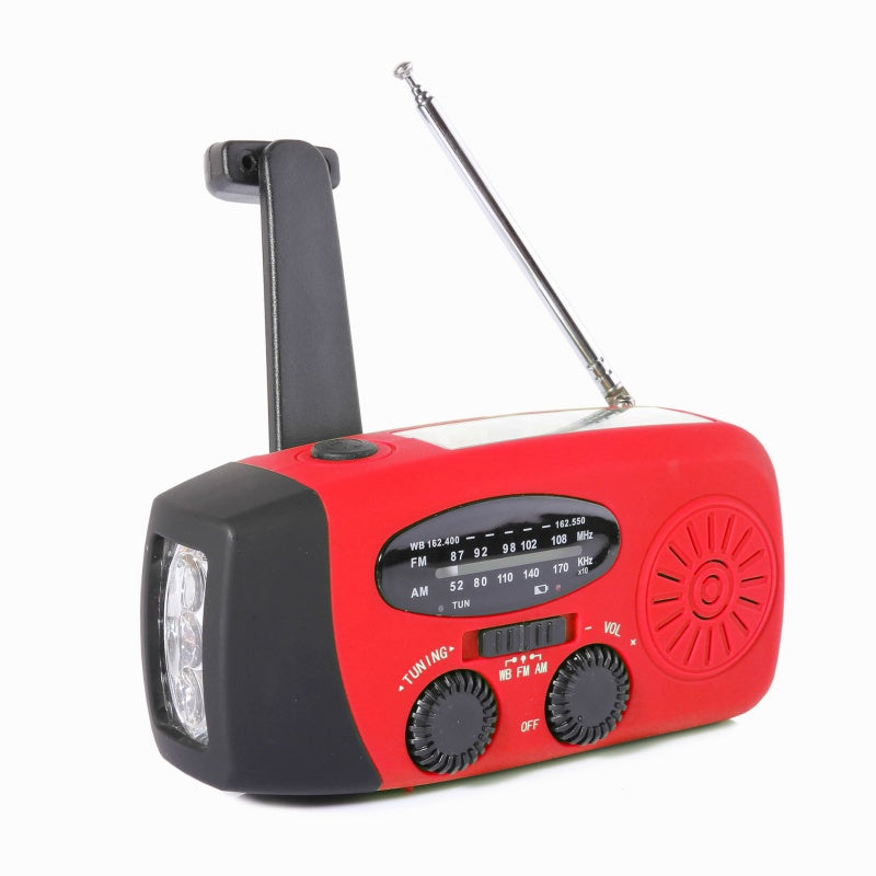 🔥Monitoiminen kannettava hätäradio, aurinkokäyttöine