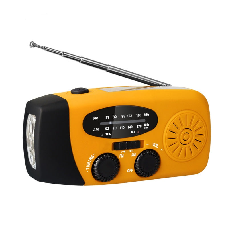 🔥Monitoiminen kannettava hätäradio, aurinkokäyttöine