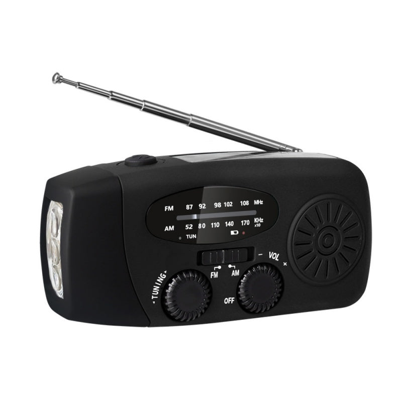 🔥Monitoiminen kannettava hätäradio, aurinkokäyttöine