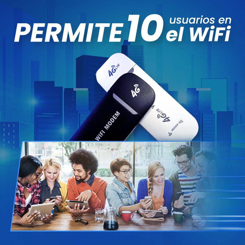 150 Mbps:n kannettava USB 4G LTE -mobiili WIFI-tukiasema
