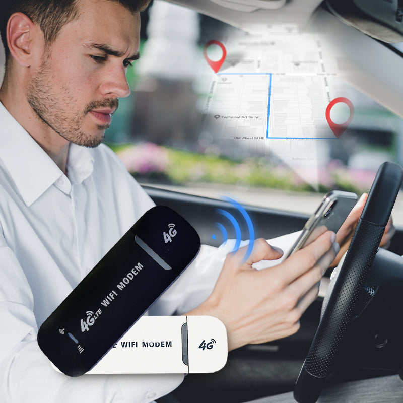 150 Mbps:n kannettava USB 4G LTE -mobiili WIFI-tukiasema
