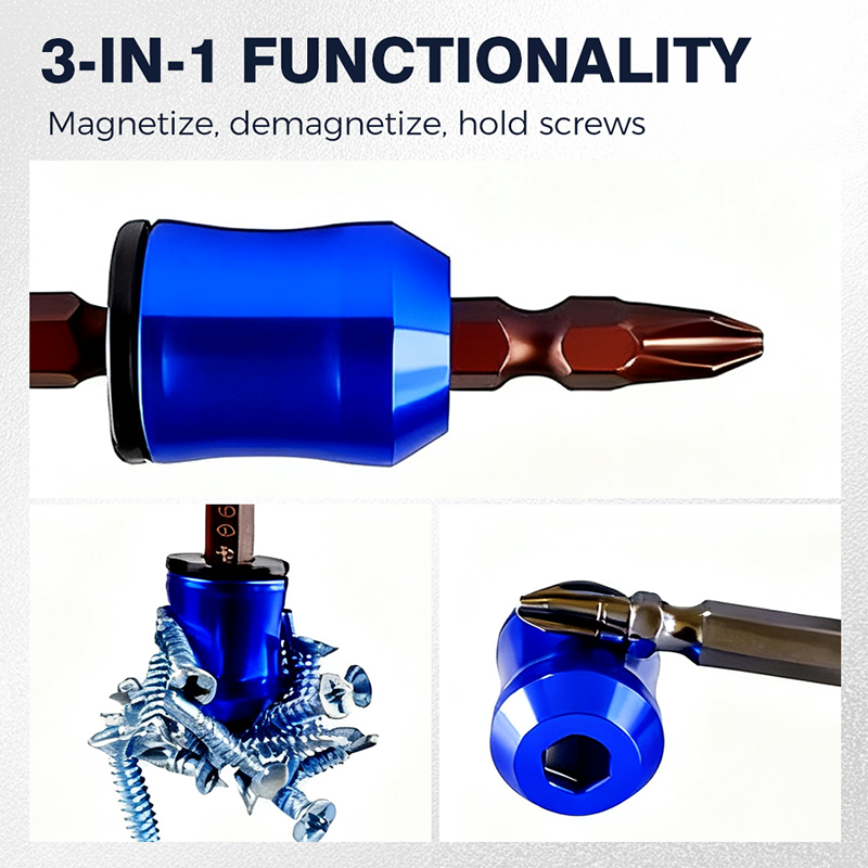 3-in-1-ruuvimeisselin kärki ja magneettirengas