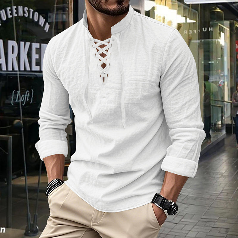 🔥Ajankohtainen tarjous – Miesten yksivärinen paita