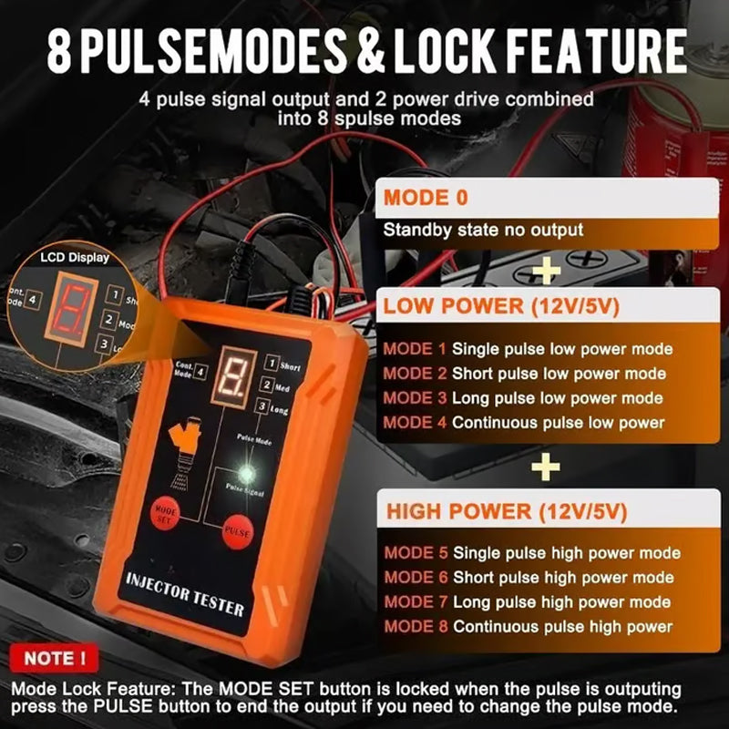 ⏱️ 2026 Hot Sale | Diagnose and clean in minutes | 4-mode injector tester 💨