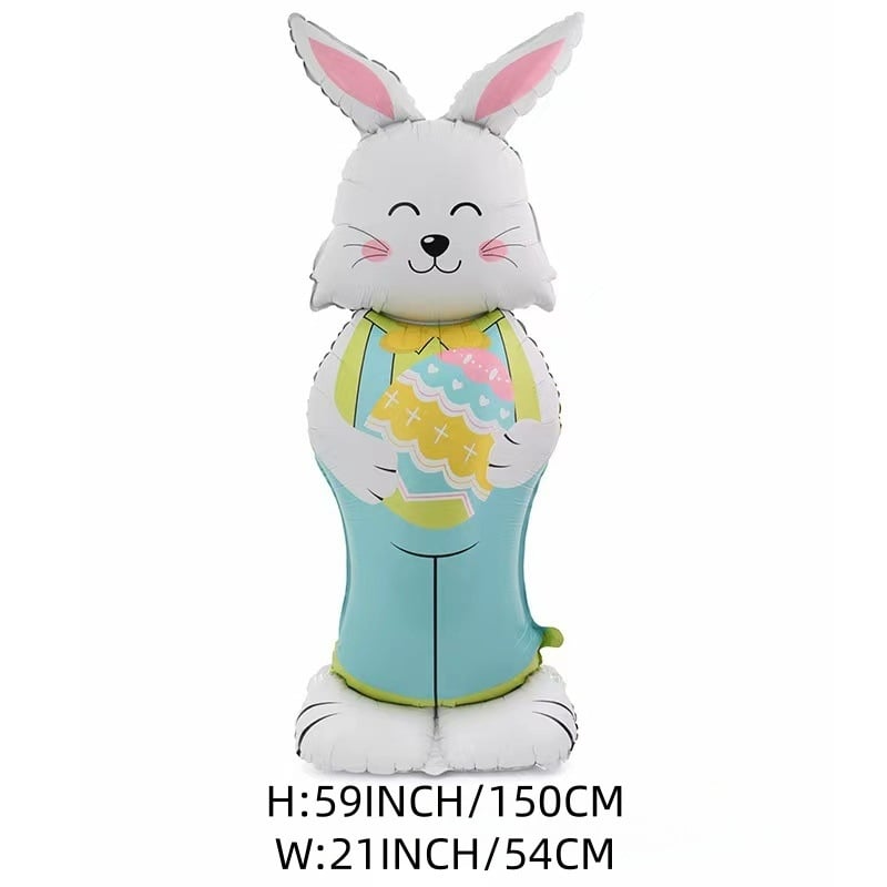 3D itsestään seisova pupu-ilmapallo