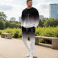💎 60 % ALENNUS! 💎 Miesten Gradient Crewneck -verkkarit – pehmeät, hengittävät ja kevyet kuntosalille tai vapaa-aikaan 🌈👕