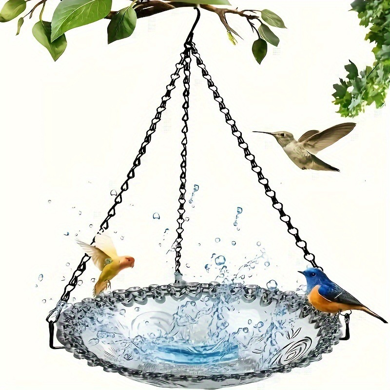 🐦 50 % ALENNUS! ⏳ Vintage-tyylinen riippuva ruokinta- ja juottopaikka – 2-in-1-malli, säänkestävä ja täydellinen puutarhaan 🌿