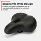 Ergonominen, hengittävä polkupyörän satula muistivaahtomuovilla