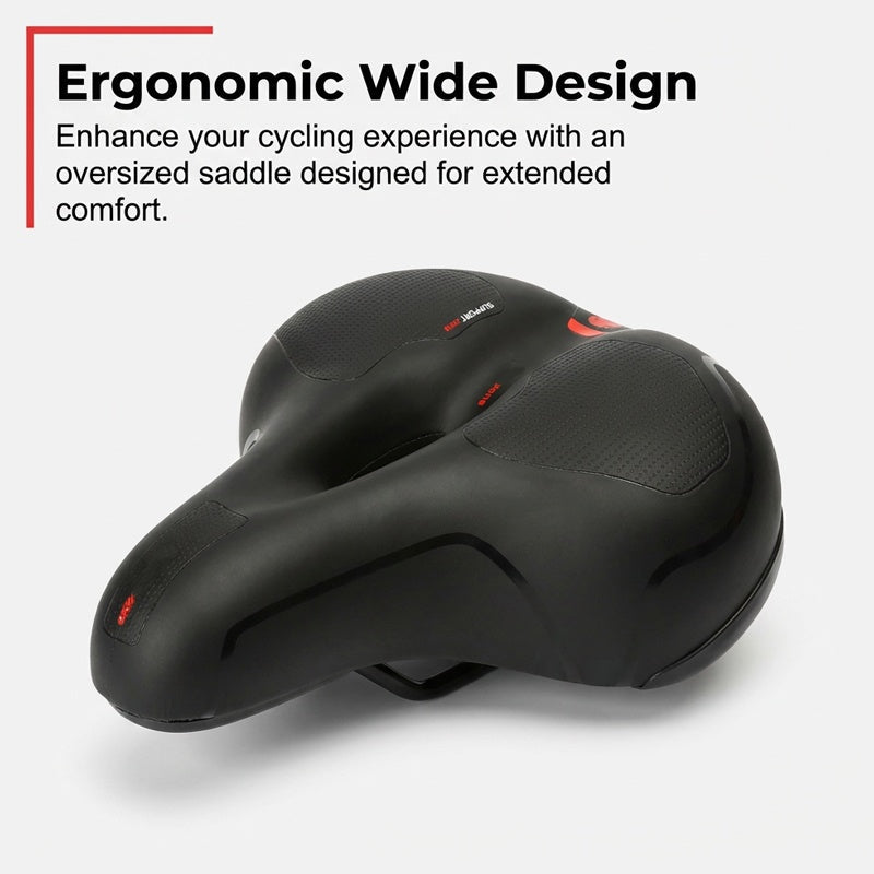 Ergonominen, hengittävä polkupyörän satula muistivaahtomuovilla