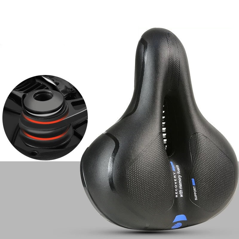 Ergonominen, hengittävä polkupyörän satula muistivaahtomuovilla