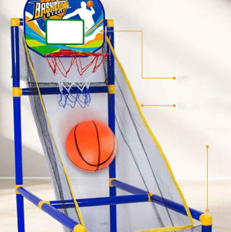 ⏰ -50% ALENNUS NYT! ⛹️ Nopea toimitus 🚚💨 Lasten sisäkori-pallopeli 4 pallolla 🏀