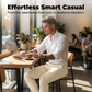 Miesten rennot, joustavat, kapenevat slim fit -housut
