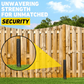 Repair kit for heavy-duty fence posts