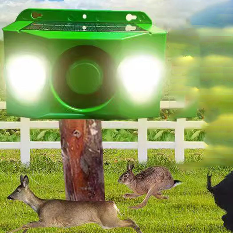 Petojen karkotin aurinkovaroitusvalot kovalla äänellä