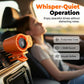 🌀🌬️ PIKATARJOUS 50 %! Kädet vapaana -USB-tuuletin – Kiinnitetään auton tai toimiston tuuletusritilään, LED-näyttö, hiljainen (<36 dB), akku 2000/4000 mAh, 3 väriä 🚗