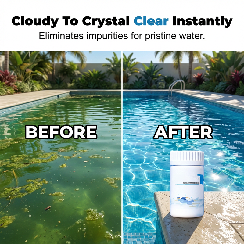 Crystal Clear -uima-altaan puhdistustabletit
