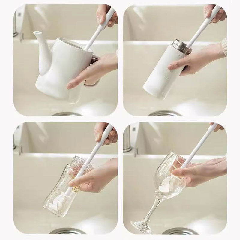 Puhdistustyökalut🥛3-in-1 pitkävartinen puhdistuskuppiharja🧹