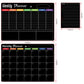 Magnetic Erasable Calendar Set