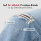 Women's Casual Ripped Wide-Leg Jeans