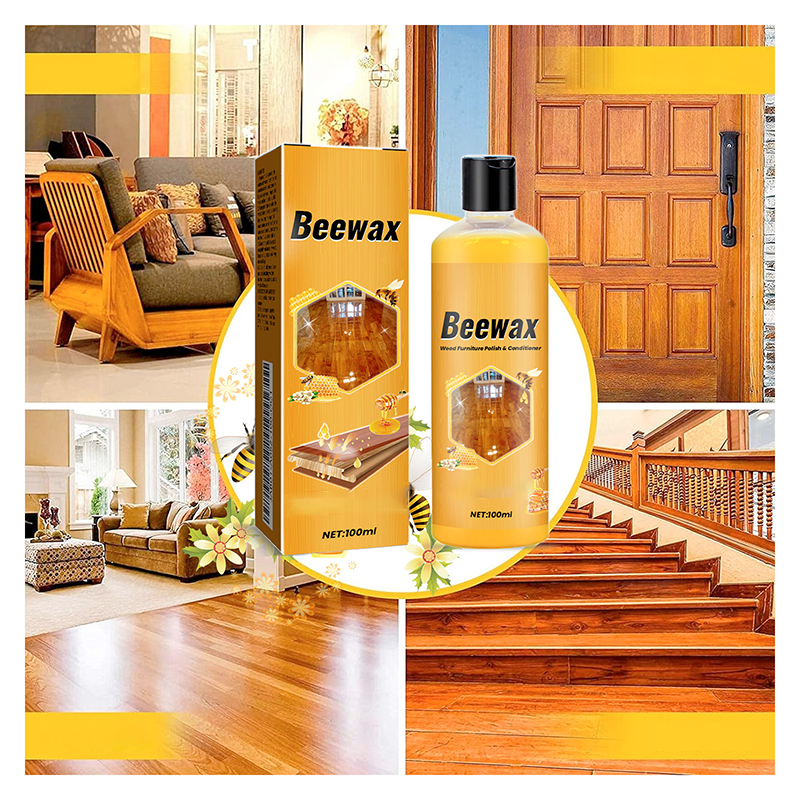 ✨ RAJOITETUN AJAN TARJOUS: 50 % ALENNUS! ✨ Monitoiminen puupintojen puhdistus- ja kiillotusaine – puhdistaa, kunnostaa ja suojaa, 100 ml 🧽