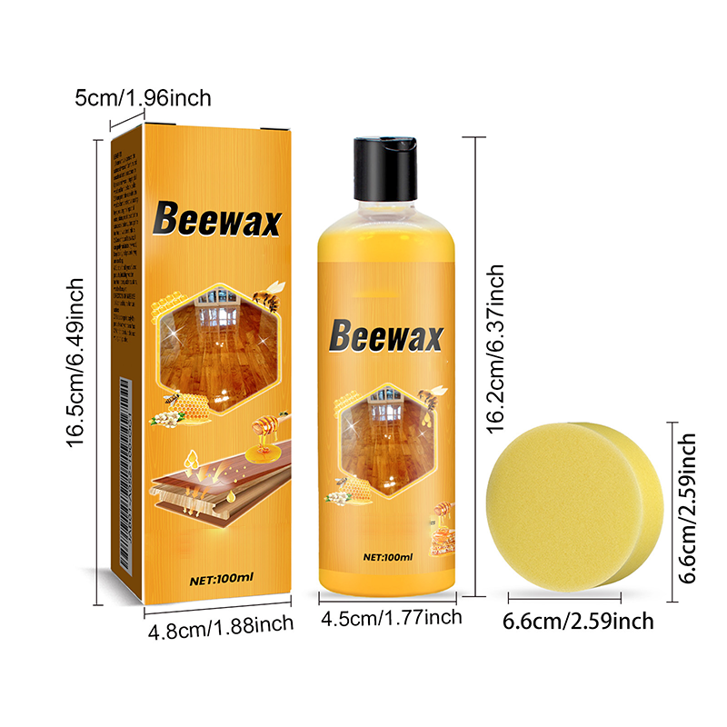 ✨ RAJOITETUN AJAN TARJOUS: 50 % ALENNUS! ✨ Monitoiminen puupintojen puhdistus- ja kiillotusaine – puhdistaa, kunnostaa ja suojaa, 100 ml 🧽