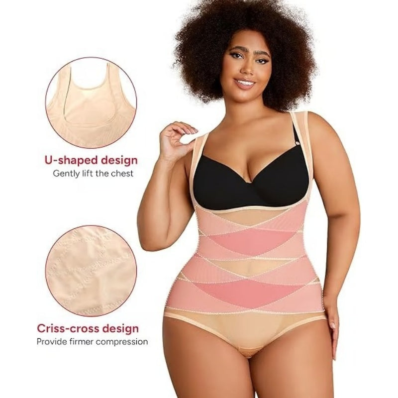High-Waist Shape-wear Bodysuit