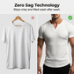 🔥 50 % ALENNUS 💥 Myydyin tuote 👕 Yksivärinen slim fit -mallinen Henley-paita miehille – korkealaatuinen, moderni ja täydellisesti istuva ✨