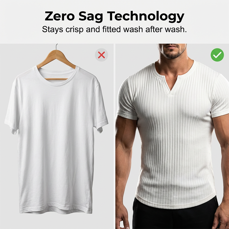 🔥 50 % ALENNUS 💥 Myydyin tuote 👕 Yksivärinen slim fit -mallinen Henley-paita miehille – korkealaatuinen, moderni ja täydellisesti istuva ✨