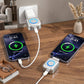 🌞⚡ 50 %:N PIKATARJOUS! 140 W:n pikalaturi, jossa on tekoälypohjainen automaattinen sammutustoiminto – USB-C PD 3.1, älykäs ylikuumenemissuoja, merkkivalo, yhteensopiva iPhoneen, MacBookiin ja tableteihin 🔋