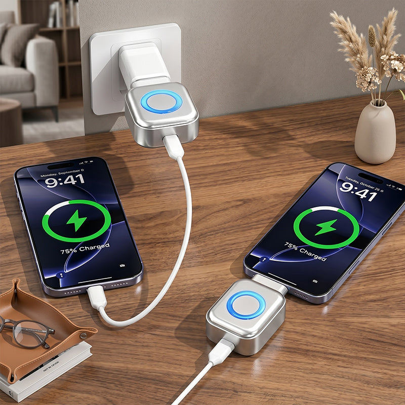 🌞⚡ 50 %:N PIKATARJOUS! 140 W:n pikalaturi, jossa on tekoälypohjainen automaattinen sammutustoiminto – USB-C PD 3.1, älykäs ylikuumenemissuoja, merkkivalo, yhteensopiva iPhoneen, MacBookiin ja tableteihin 🔋