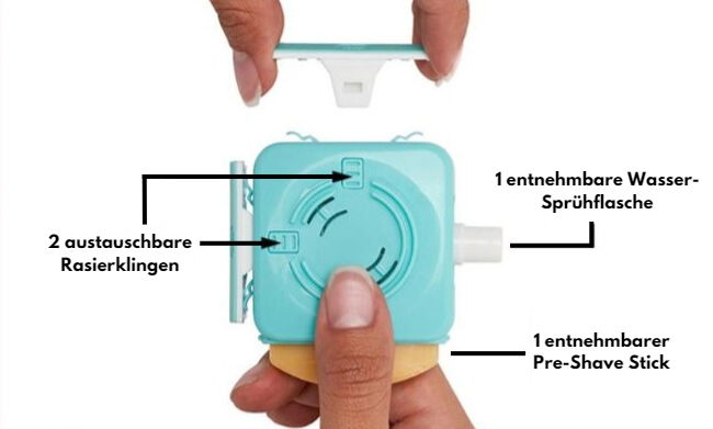 3-in-1-monitoimiparranajokone naisille