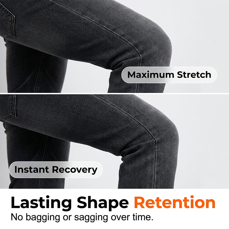 Miesten repeytyneet joustavat skinny-farkut