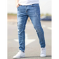 Miesten repeytyneet joustavat skinny-farkut