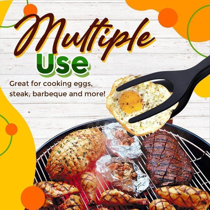 🍳 NYT 50 % ALENNUS!🥩 2-in-1-lastanpidin – Lämmönkestävä silikoni ja luistamaton kahva – Keittiön ruoanlaittovälineiden välttämätön apuväline 🔥